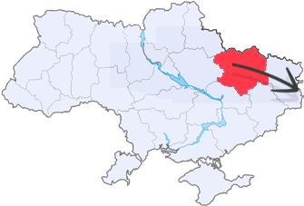 Карта региона Харьков + область